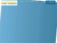 Tablet Screenshot of nationalpoolfinishes.com